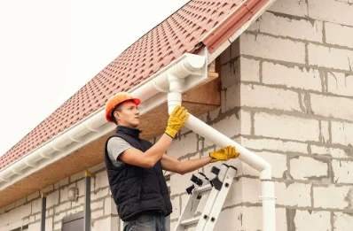 Pose et remplacement de gouttières à Palladuc